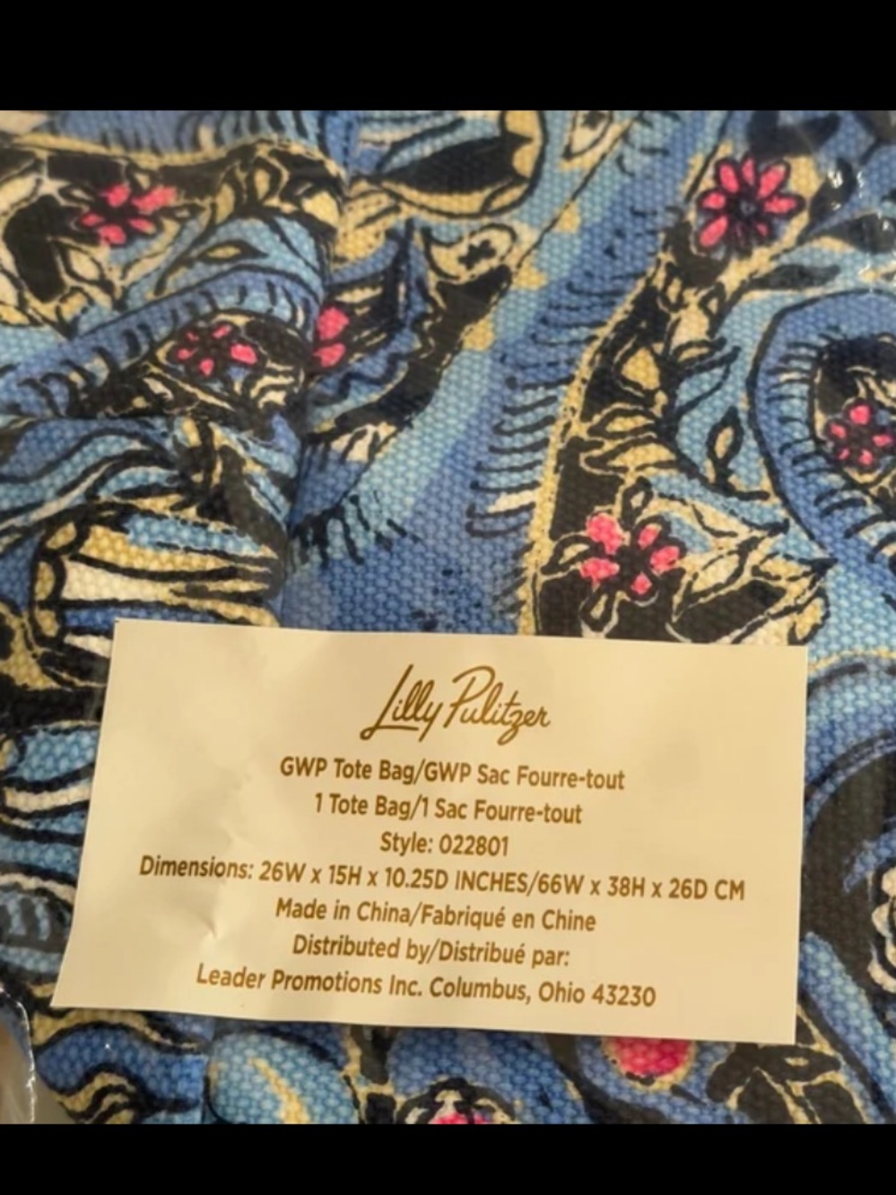Lilly Pulitzer Canvas Tote Bag
Color: Multi Paisley Parade - Picture 5 of 12
